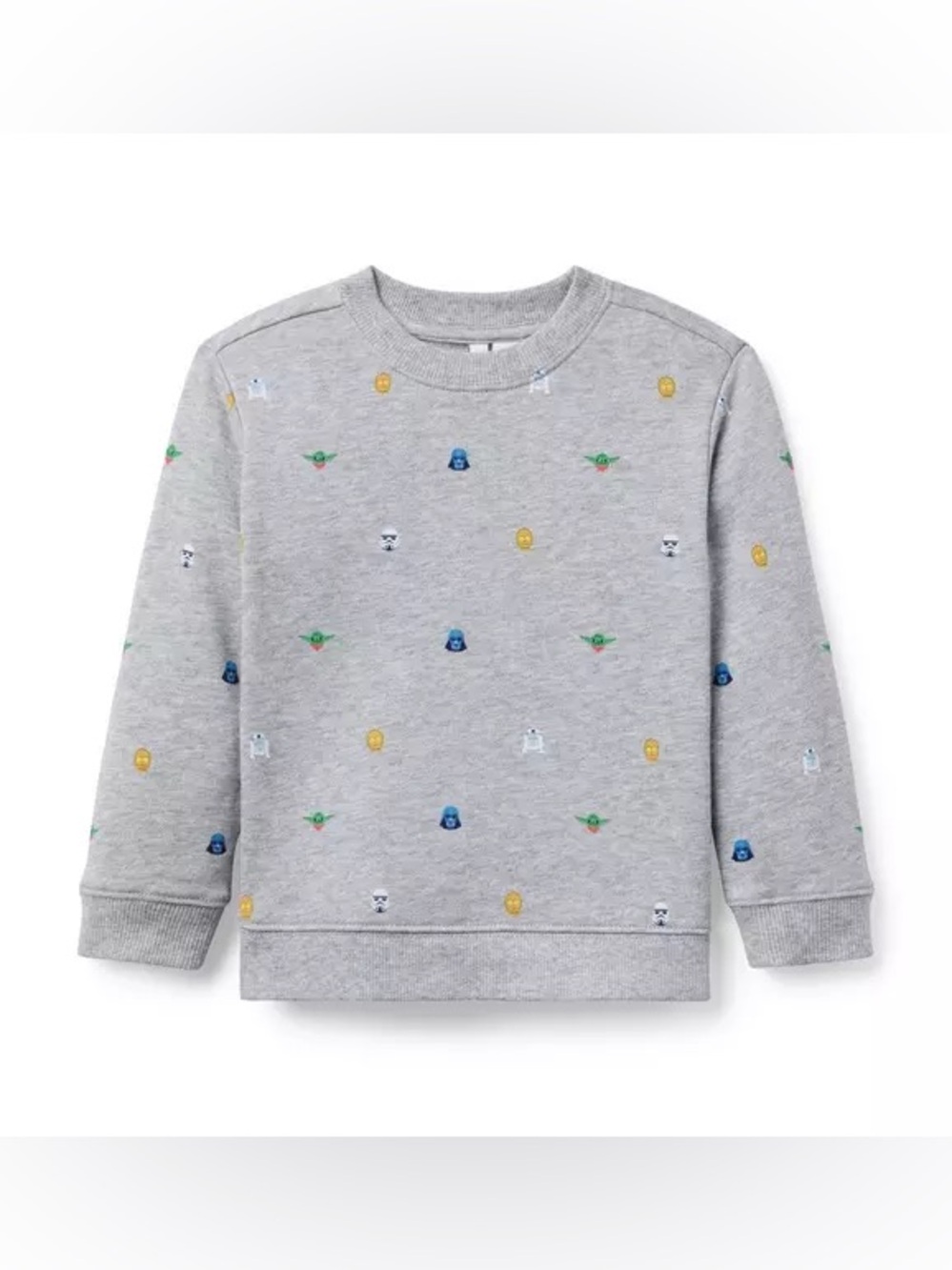Janie and Jack Grey Embroidered Character Sweatshirt